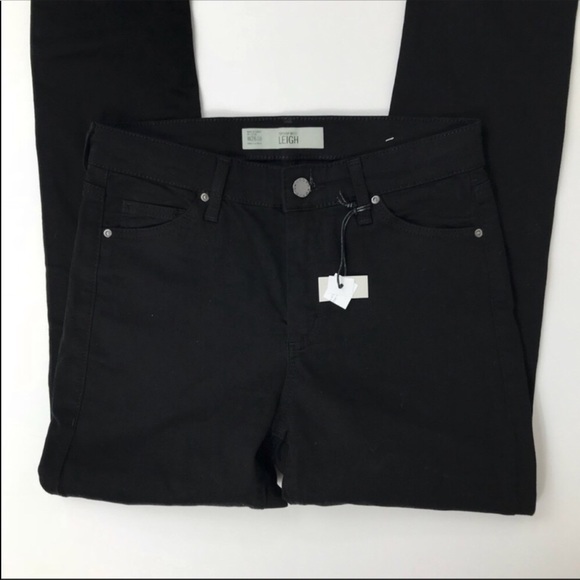 NWT Topshop Moto Black Ripped Knee Skinny Jeans - Picture 4 of 6